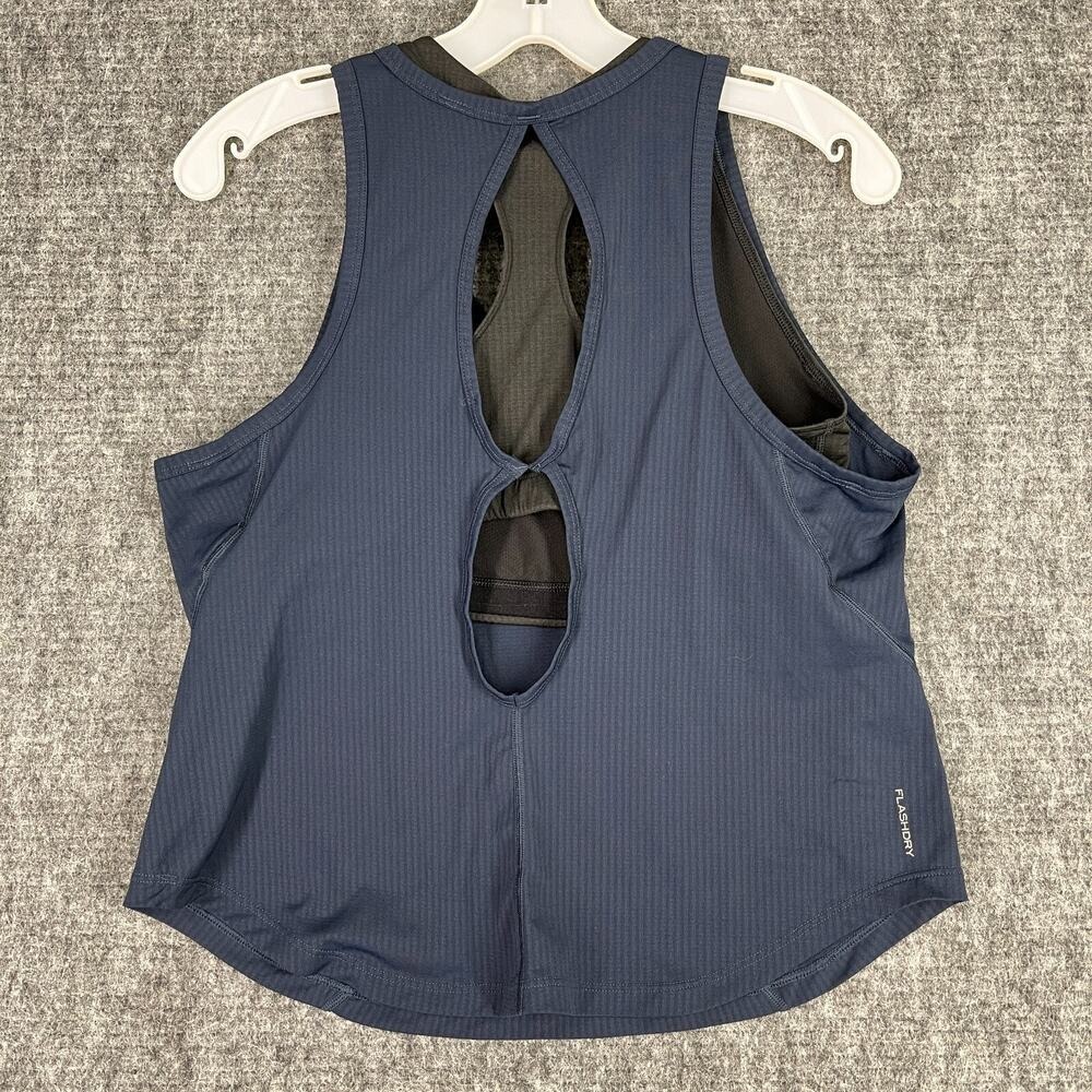 The North Face FlashDry Tank Women M Racerback Training Trailcore Gorpcore Tech - Picture 3 of 9